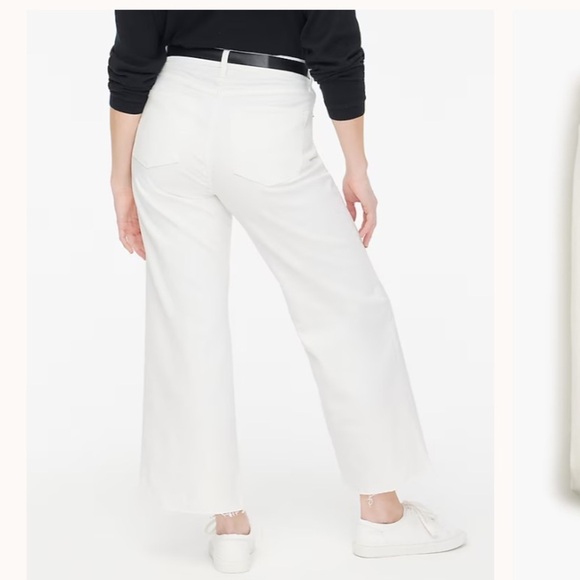 J crew Curvy wide-leg cropped jean in all-day stretch - Picture 3 of 4